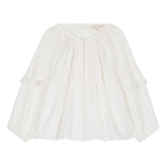 Louise Misha - Irisa Organic Cotton Blouse | White