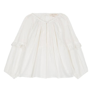 Louise Misha - Irisa Organic Cotton Blouse | White
