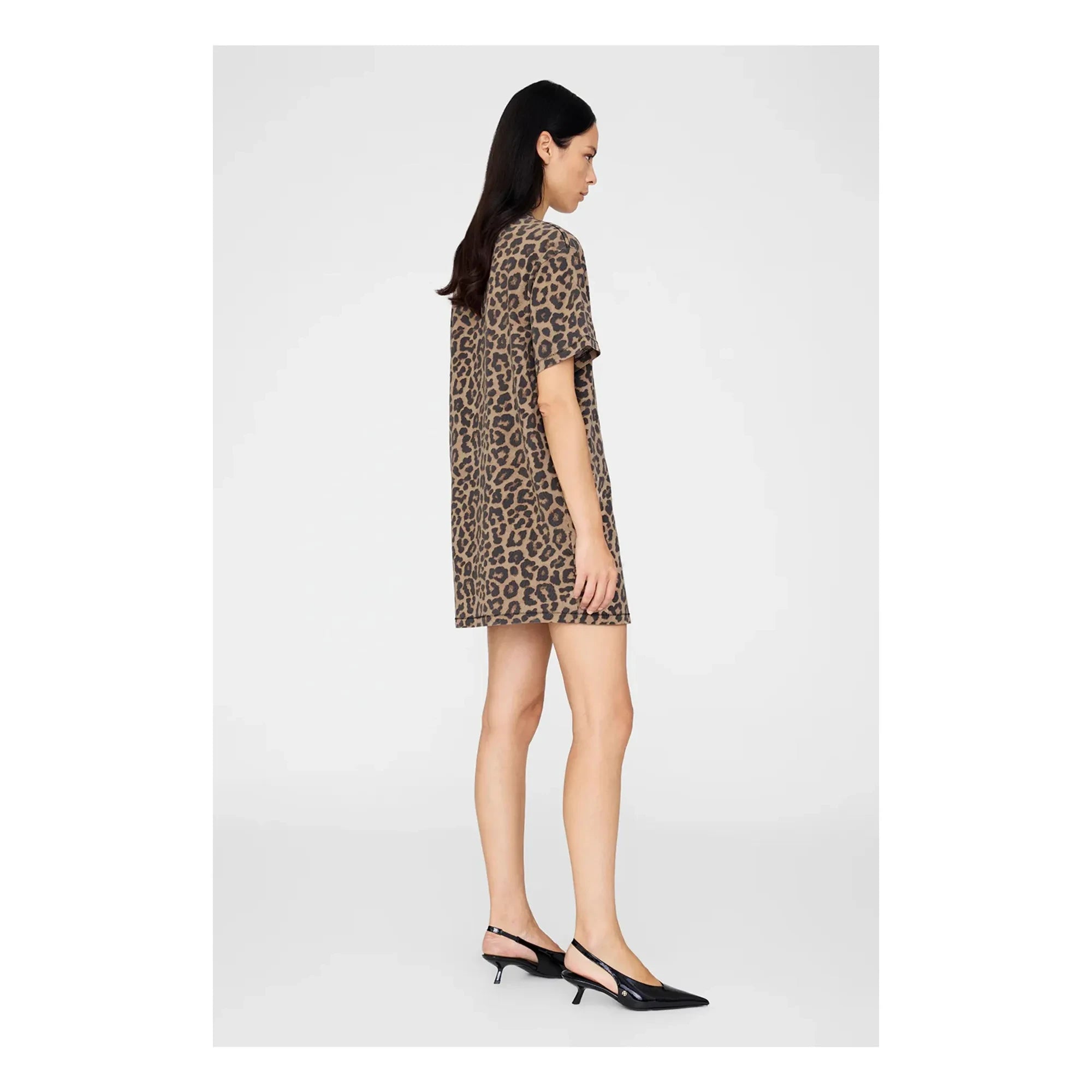 Anine Bing - Beth Leopard Dress | Brown