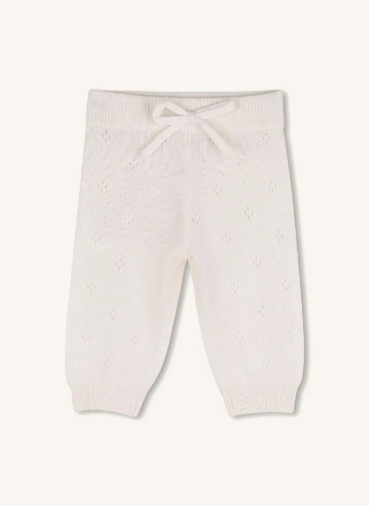 Chloé - Kaşmir Tişört ve Pantolon Takımı | Chalk