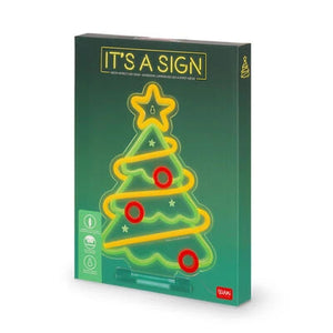 Legami - Christmas Tree Christmas LED Neon Sign - It's a Sign