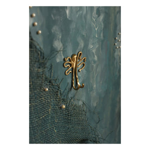 Doing Goods - Ella Octopus recycled brass hook | Gold