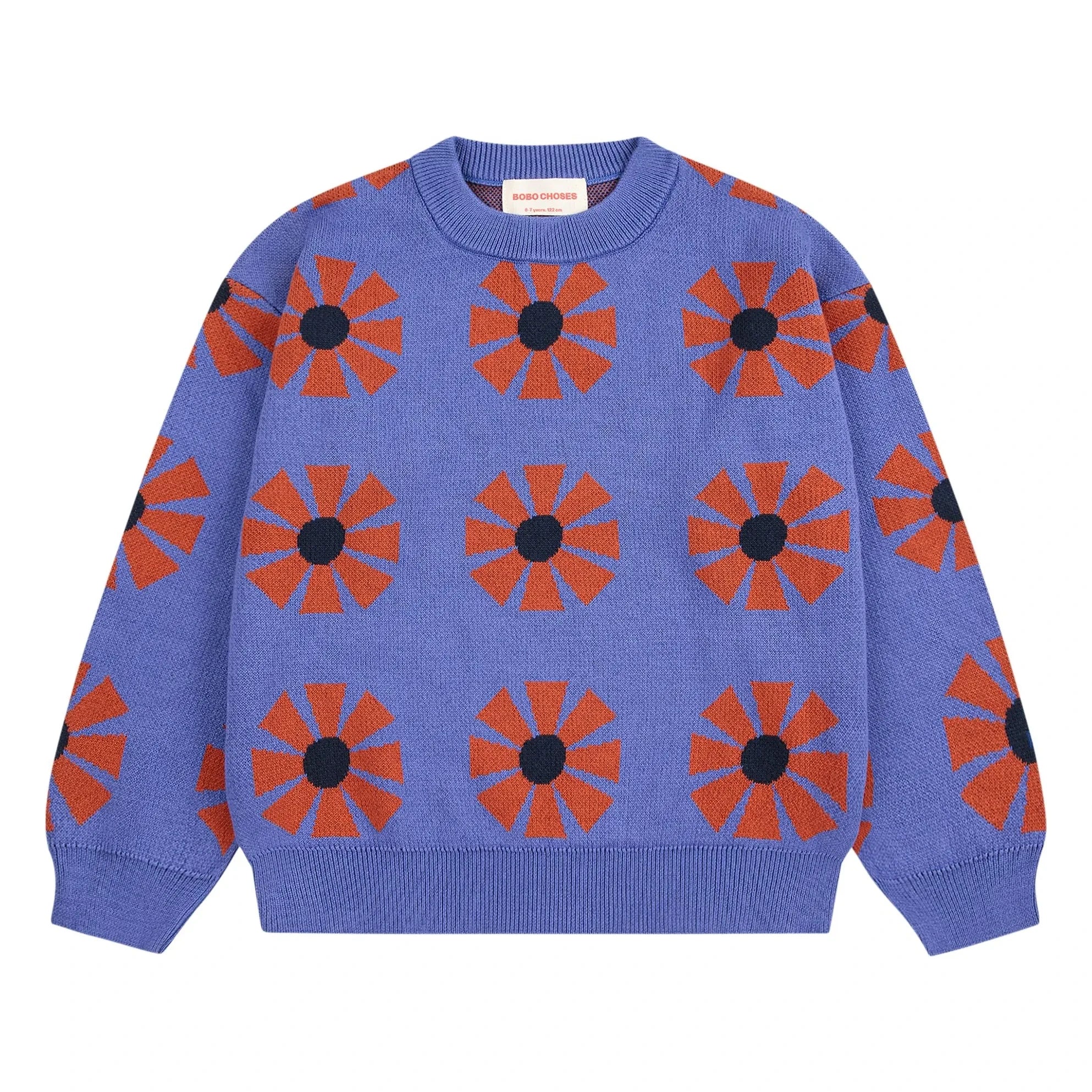 Bobo Choses - Kaleidoscope Organic Cotton Sweater | Purple