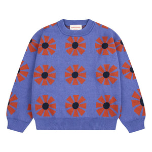 Bobo Choses - Kaleidoscope Organic Cotton Sweater | Purple