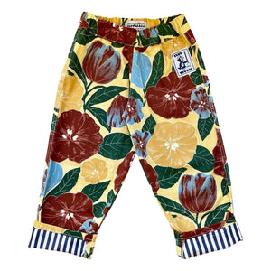 Club Trésor - Poplin Romper Pants | Yellow