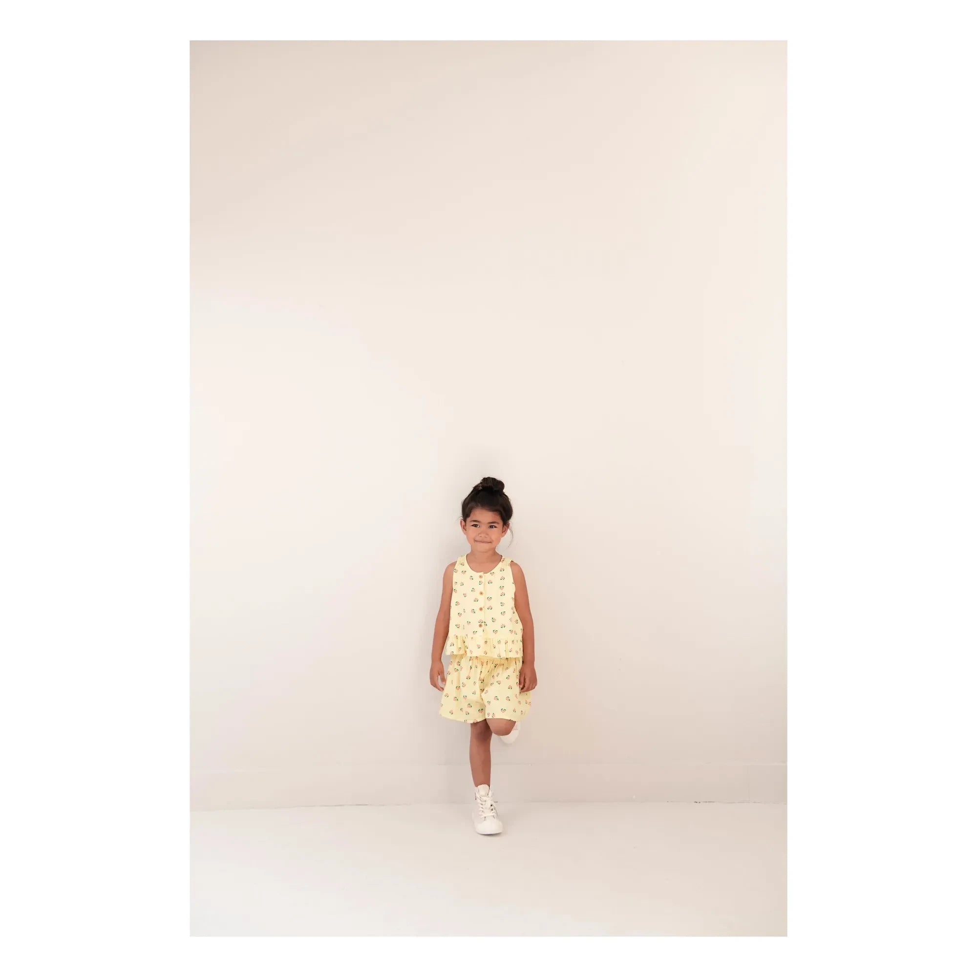 Jenest - Sofie Floral Organic Cotton Top | Pale Yellow