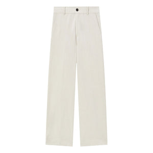 Pomandère - Wide-Leg Pants | White
