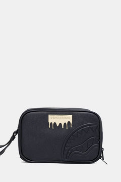 Sprayground - Black Faux Leather Cosmetic Bag 910B9043NSZ