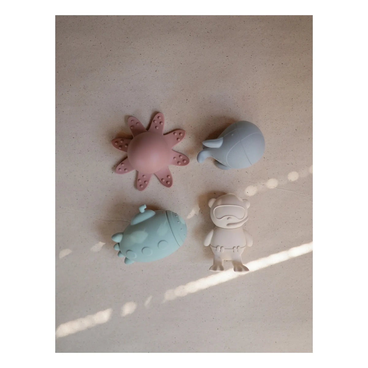 Mushie - Sealife Bath Toys - 4-Piece Set