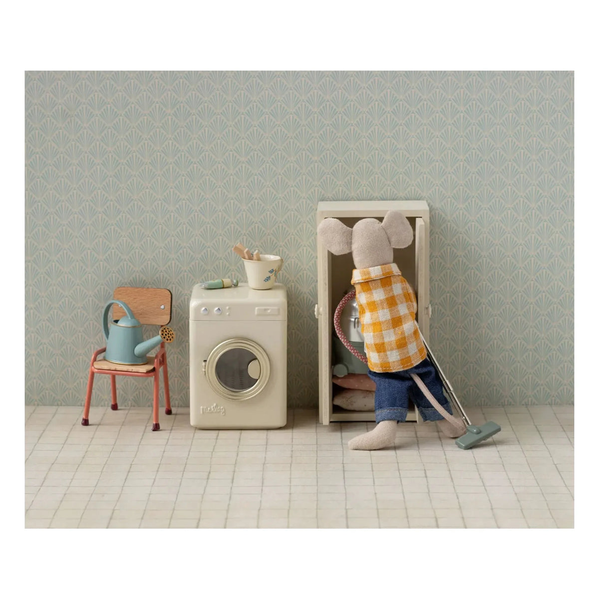 Maileg - Washing machine | White