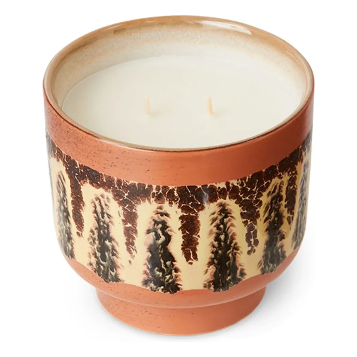 HKliving - '70s Ceramic Kyoto Candle | Brown