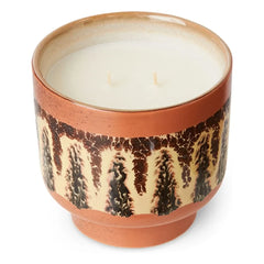 HKliving - '70s Ceramic Kyoto Candle | Brown