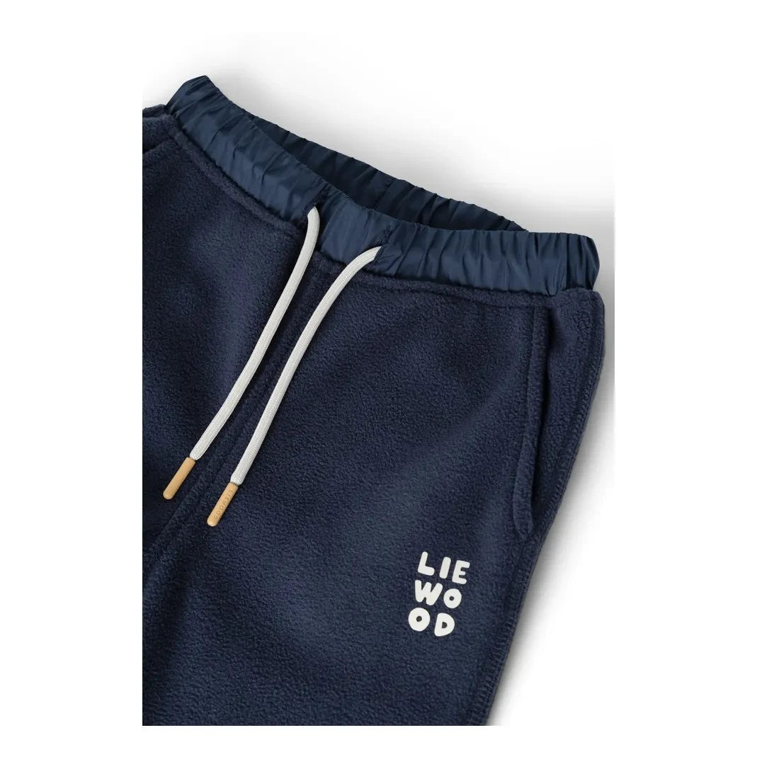 Liewood - Wendy Fleece Jogger Pants Made from Recycled Fibers | Navy