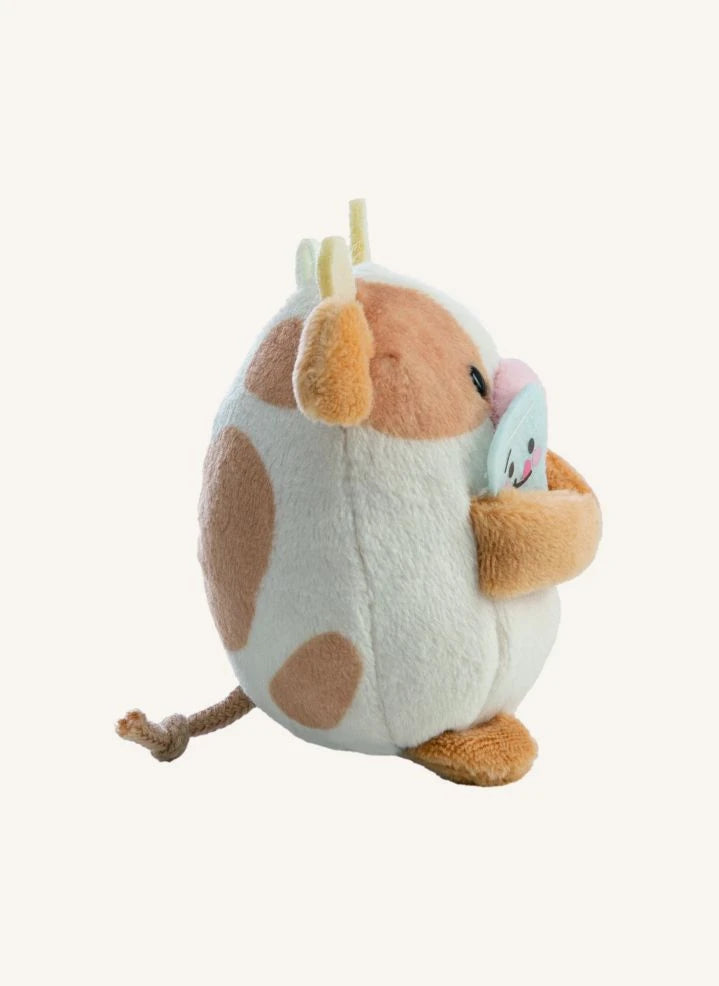 Nici - Moono Cow Plush Toy, Milk Carton Costume | Beige