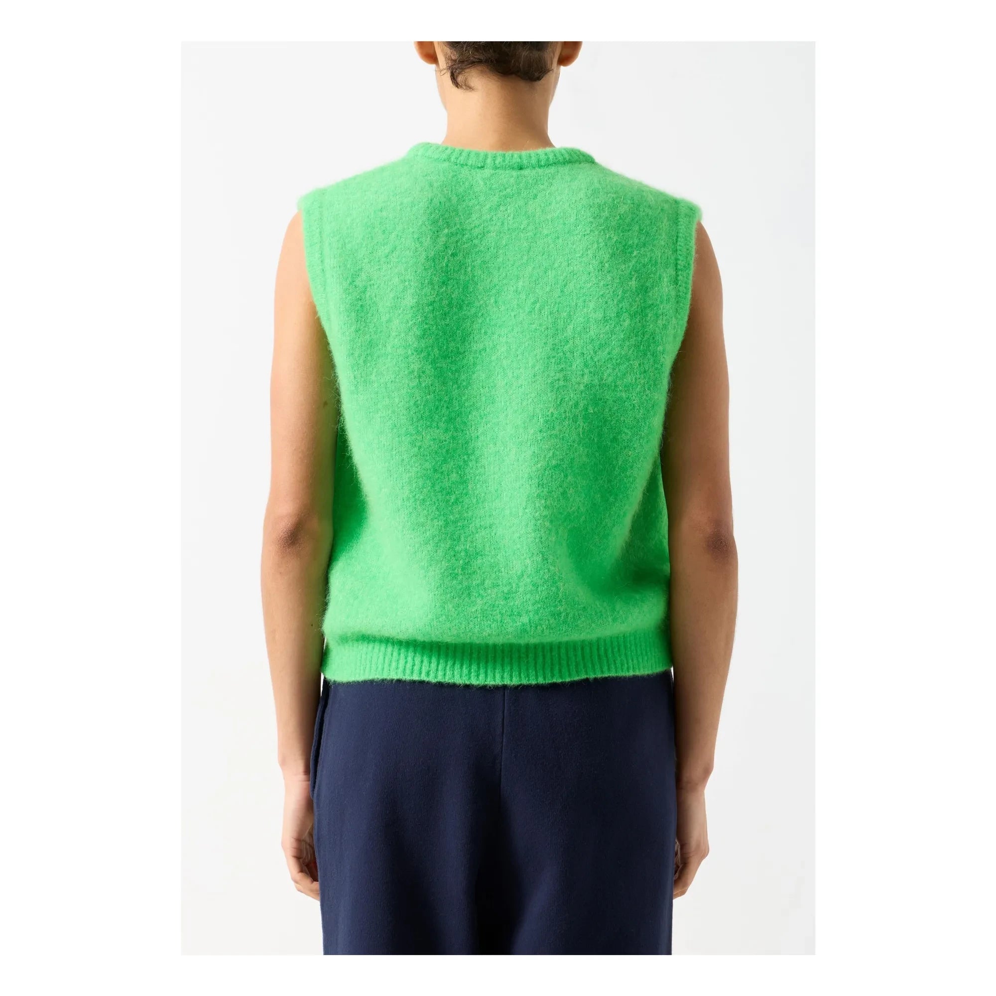 American Vintage - Vitow Wool Sleeveless Sweater | Green