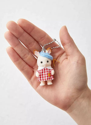 Sylvanian Families - Chocolate Baby Rabbit Keychain