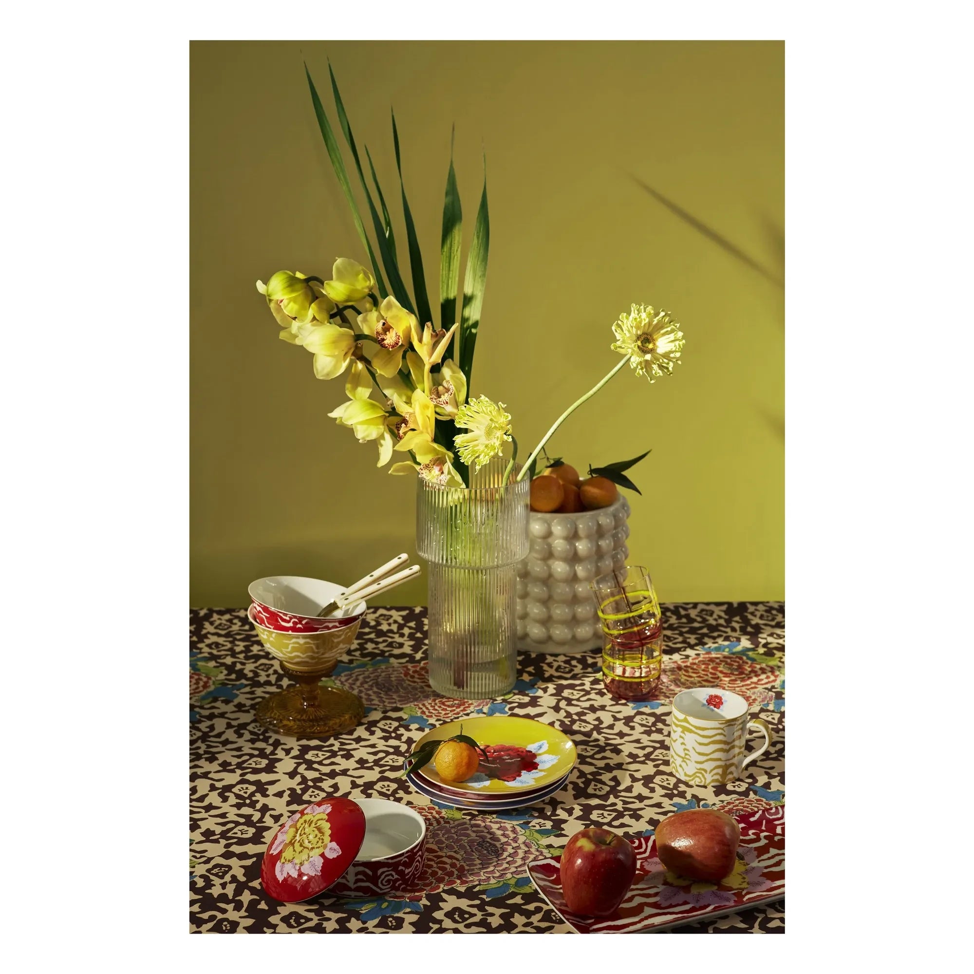 Lisa Corti - Indian Tiger Plate | Red
