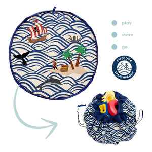 Play and Go - Noomad outdoor çanta / mat - Pirate | Mavi
