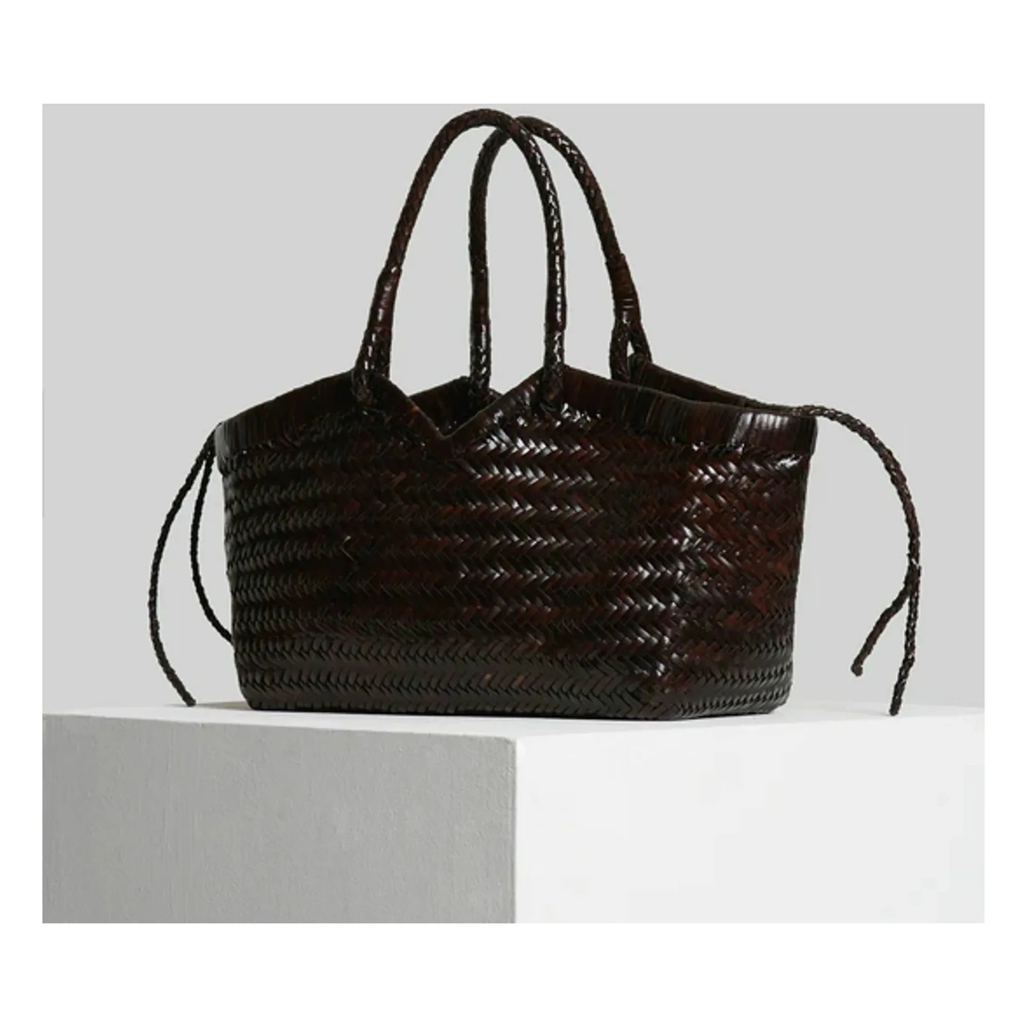 Vipera - Crudelia Leather Tote | Chocolate