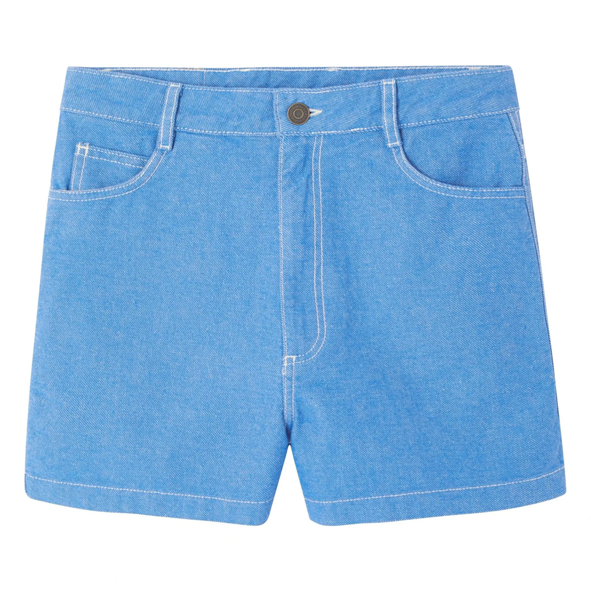 American Vintage - Pusway Cotton Shorts | Blue