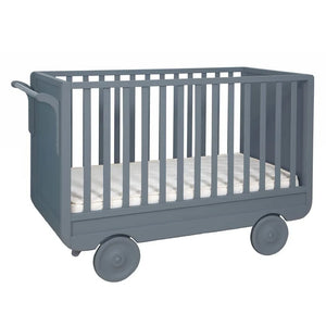 Laurette - Adjustable Trolley Bed 60 x 120 cm | Medium Gray