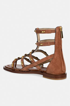 MICHAEL Michael Kors kadın deri kayışlı sandalet Noa Flat Sandal