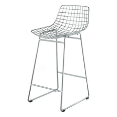 HKliving - Metal Bar Taburesi | Krom