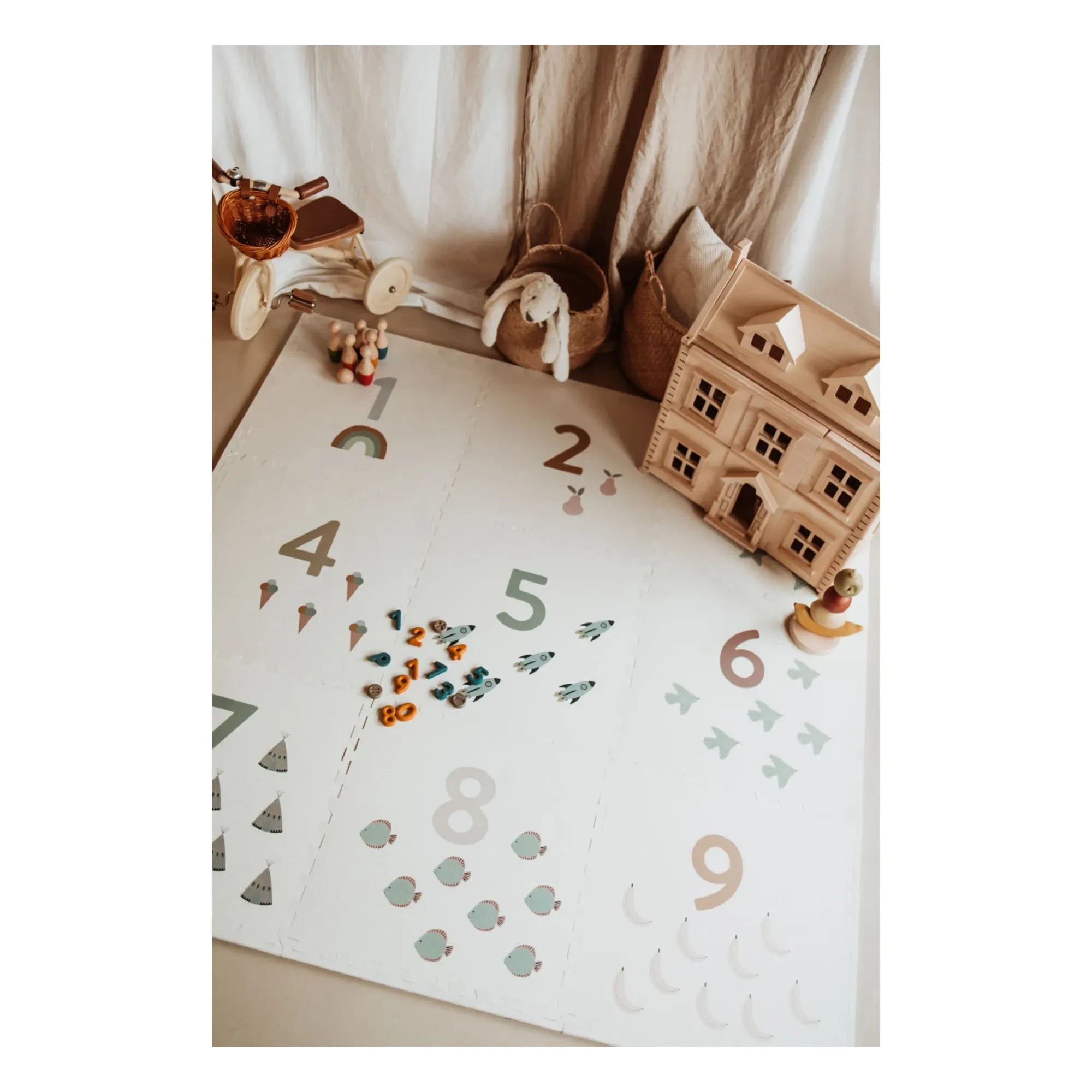 Play and Go - Tiloo Modular Play Mat - Number