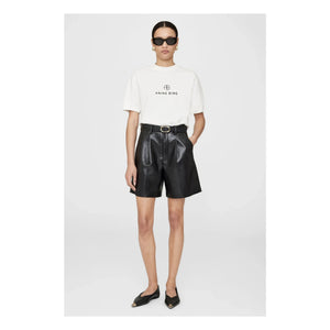 Anine Bing - Jaylin Monogram T-Shirt | Ivory