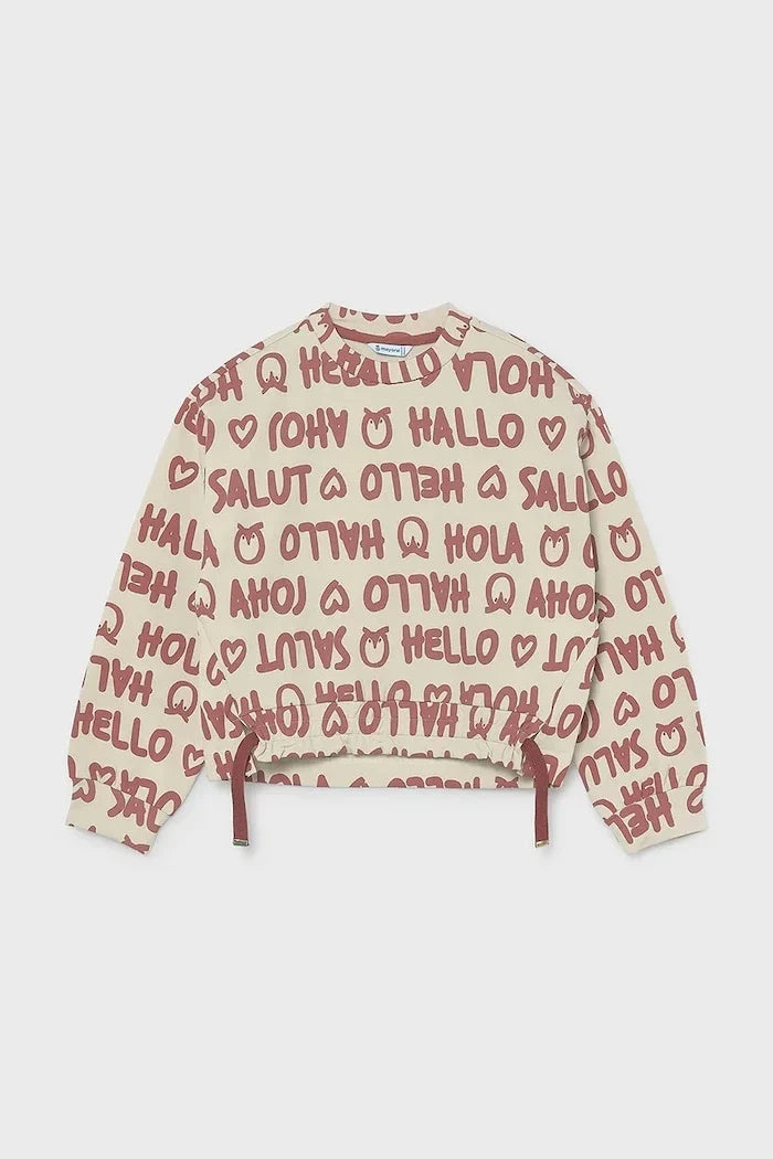 Mayoral pamuklu çocuk sweatshirt