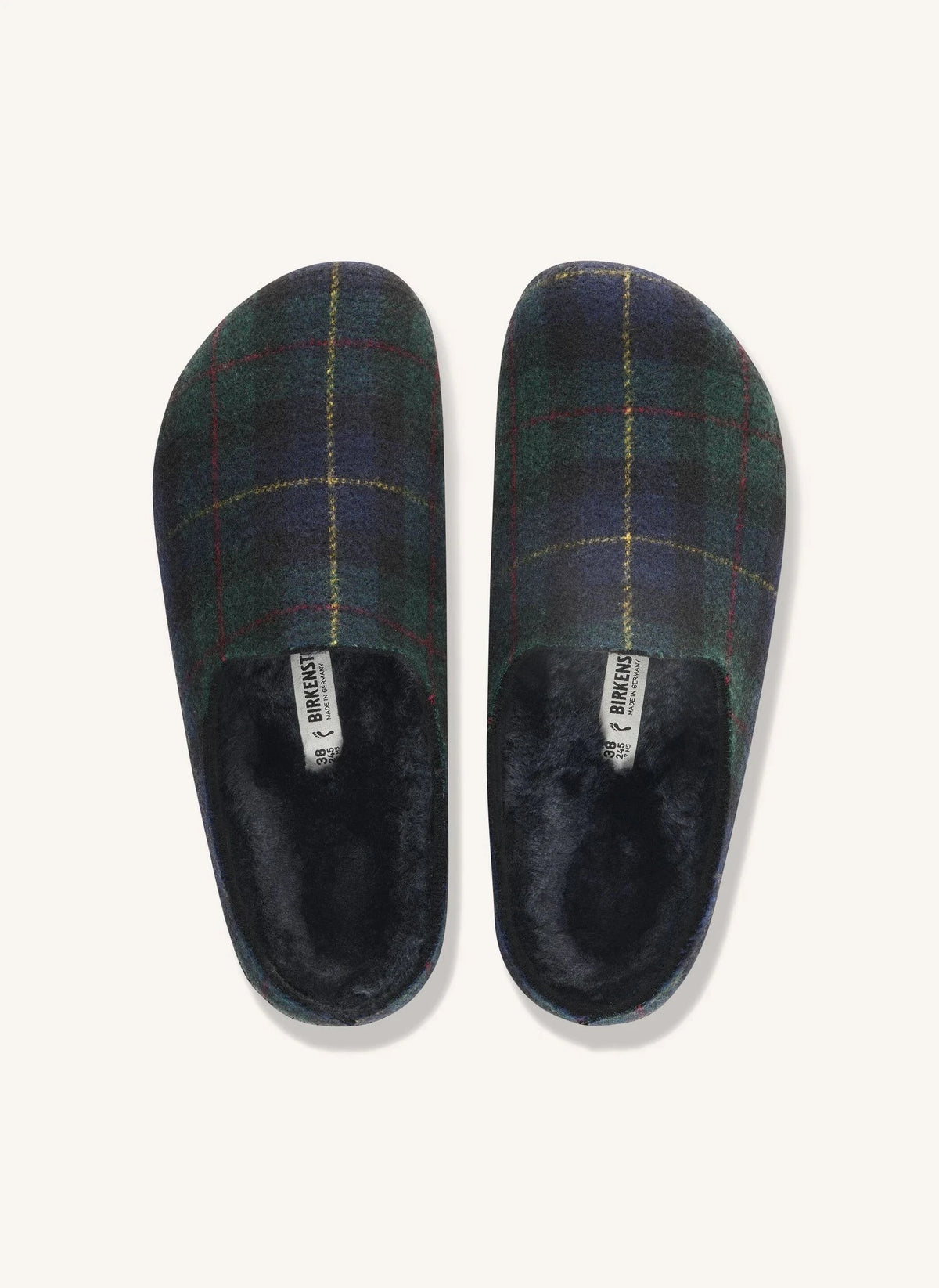 BIRKENSTOCK - Amsterdam Shearling Clogs | Dark green