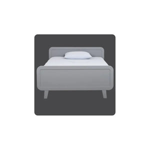 Laurette - Round Bed 120x200cm - Light Gray | Gray