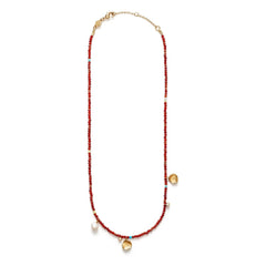 Anni Lu - Brown Harmony Necklace | Red