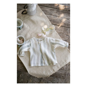 1+ in the family - Casavells Striped Linen Shirt | Ecru