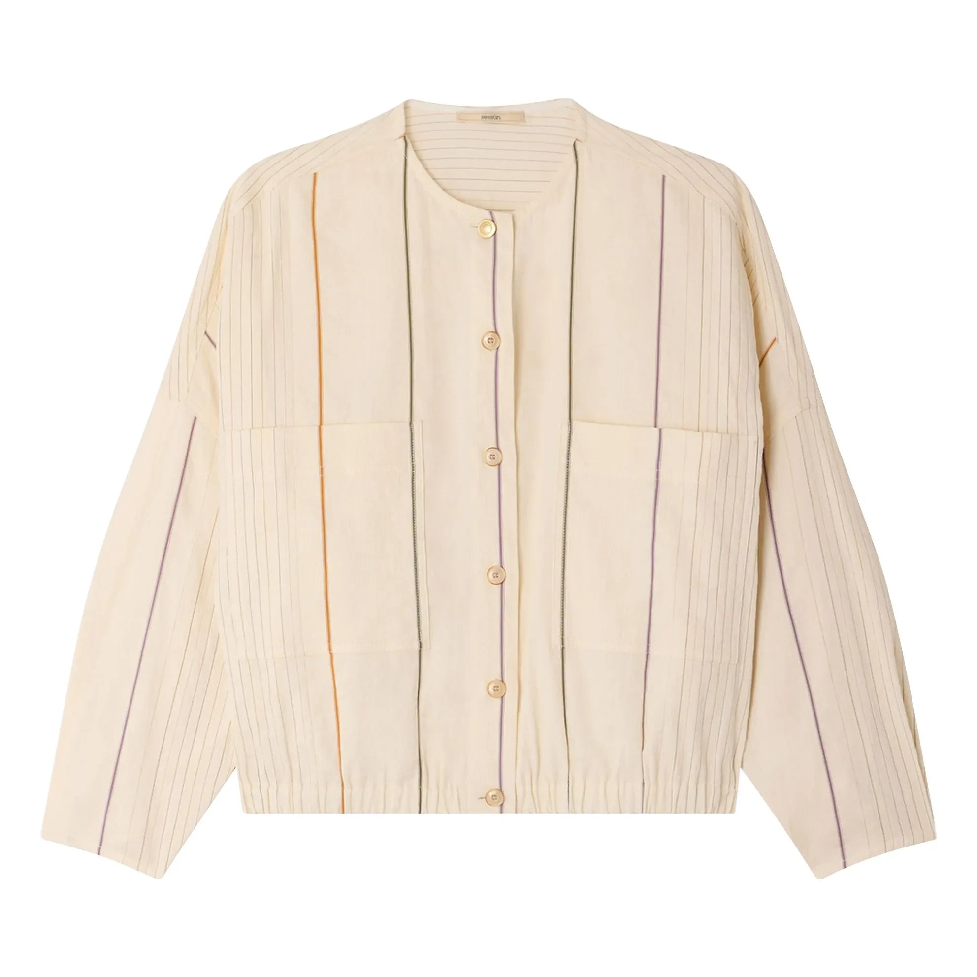 Sessùn - Calancas Cotton and Linen Jacket | Cream