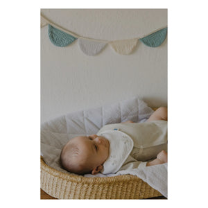 Soft Spot - Organic cotton decorative chain | Light blue
