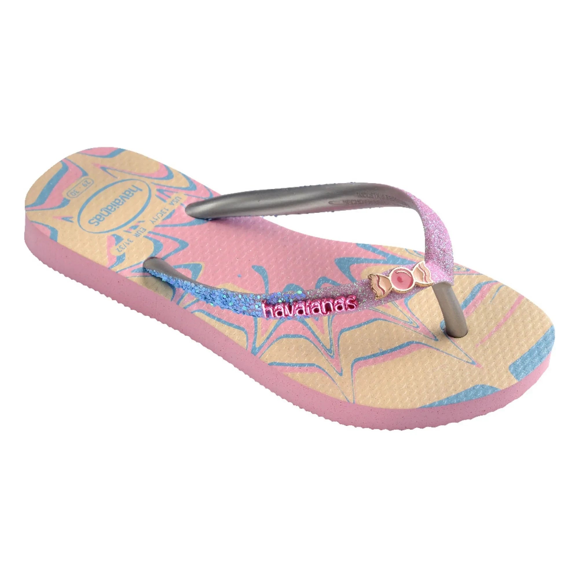 Havaianas - Slim Glitter Trendy parmak arası terlik | Pembe