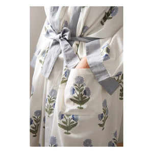 Scarlette Ateliers - Clark Poppy Patterned Kimono | White