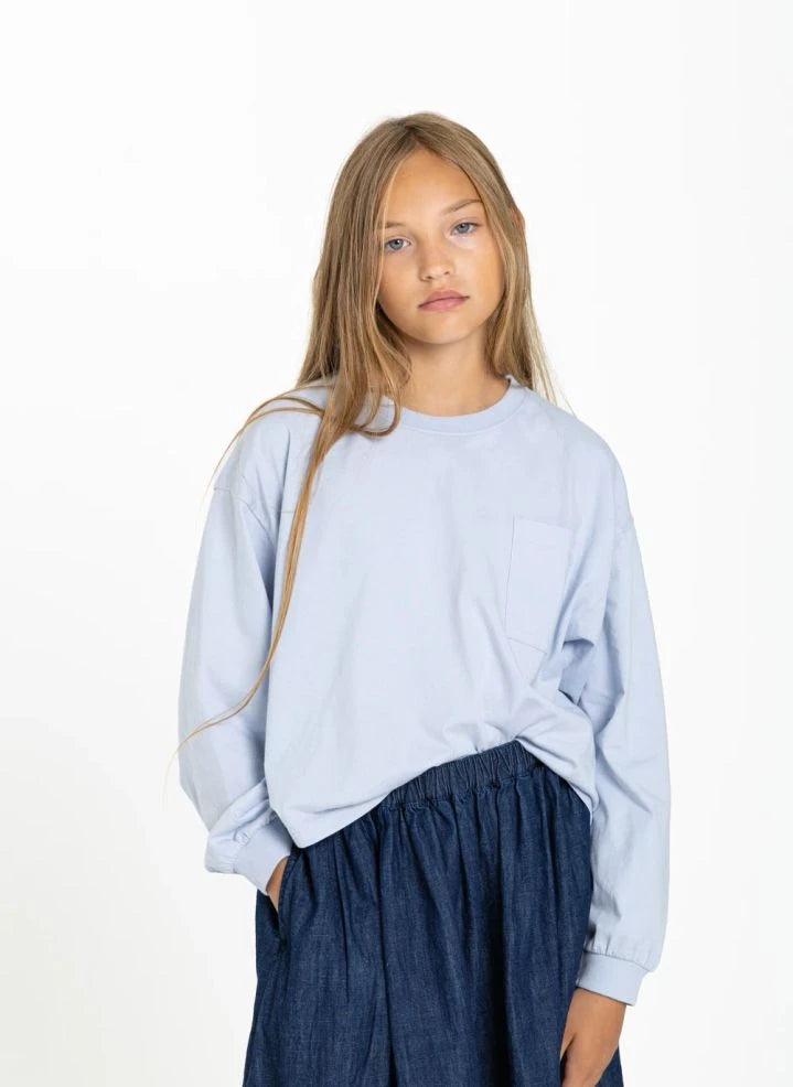 Smallable Kid - Bloomy Sweatshirt | Light Blue