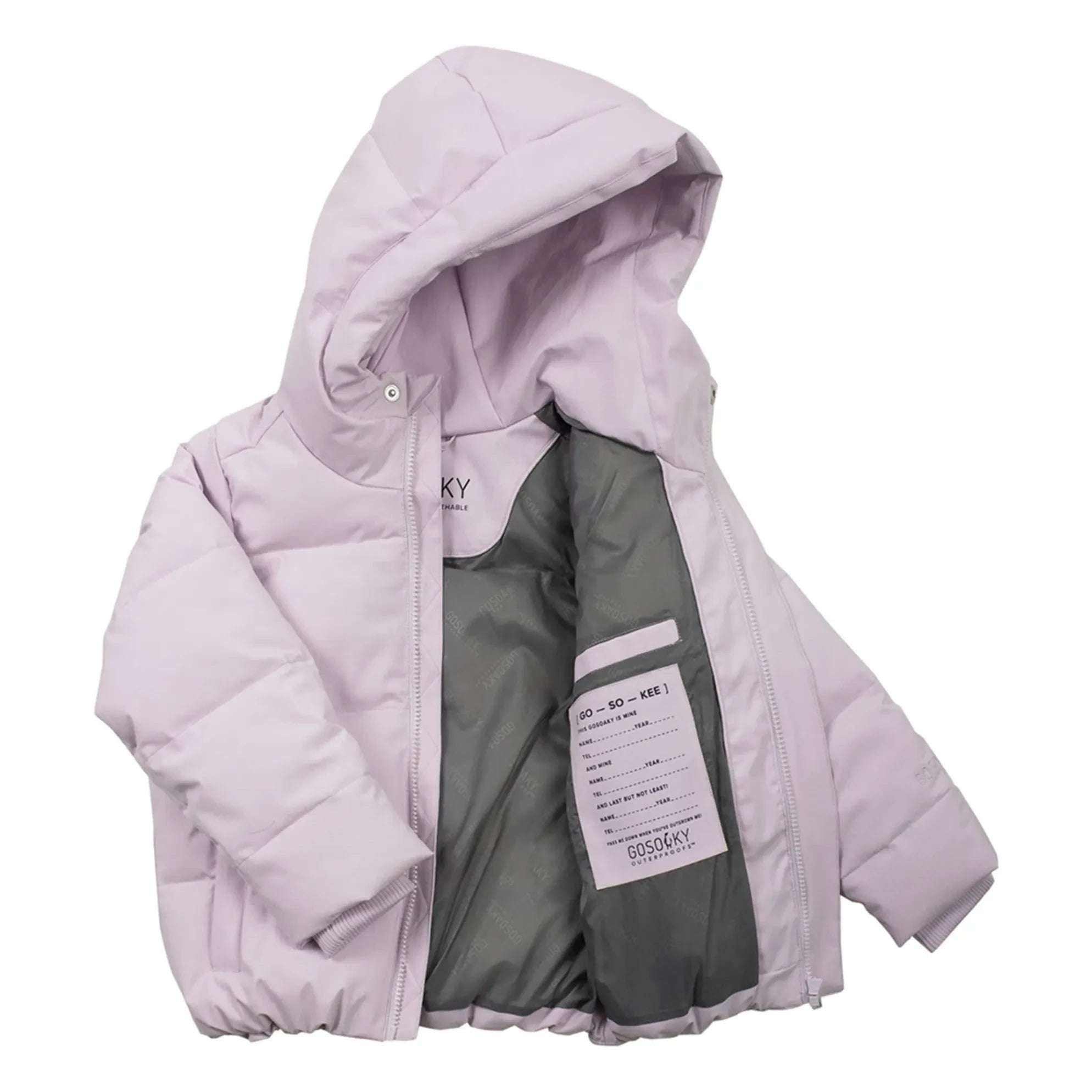 Gosoaky - Dragon Eye Waterproof Jacket | Lilac