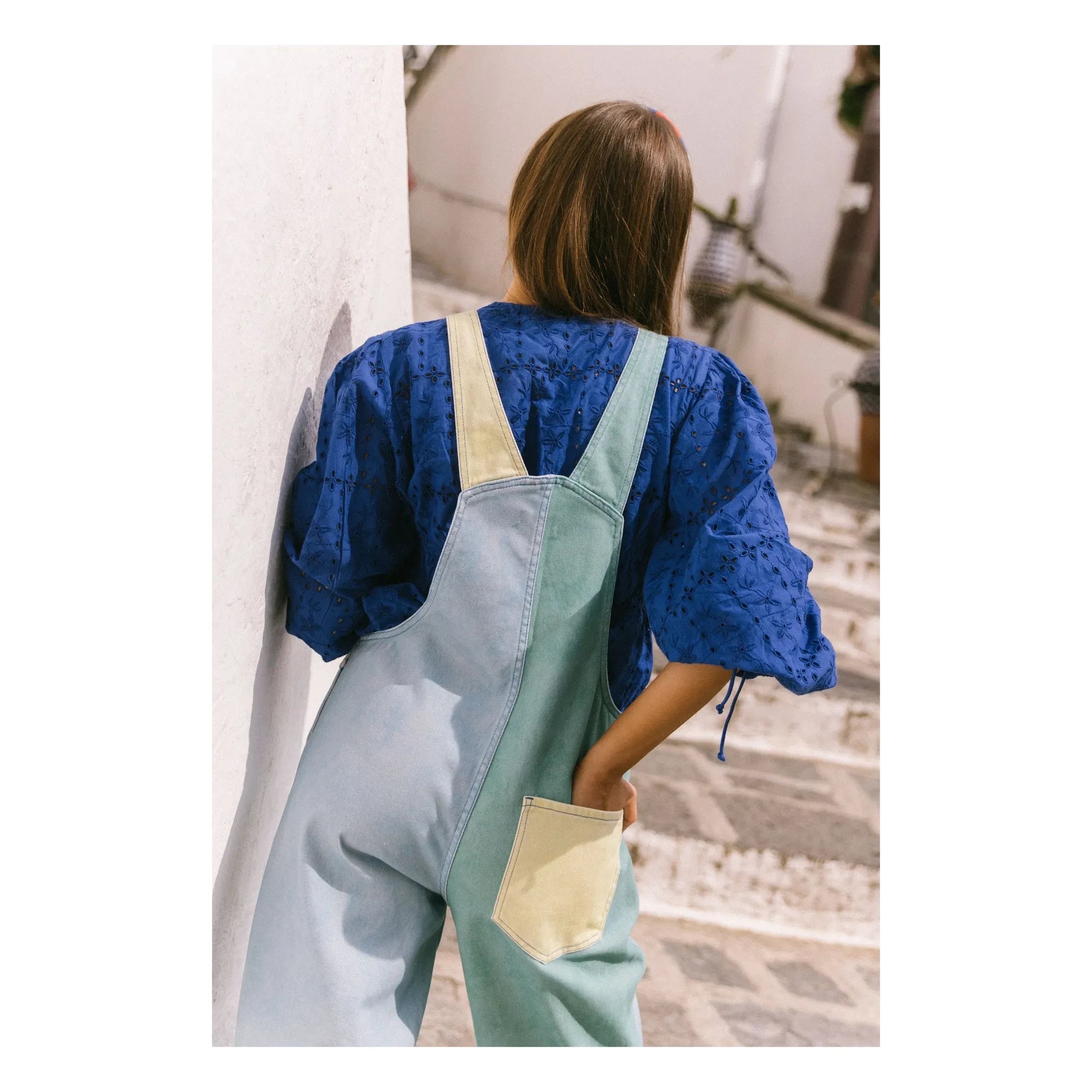 Favorite People - Sicily Color Block Jumpsuit - Women's Collection | Blue