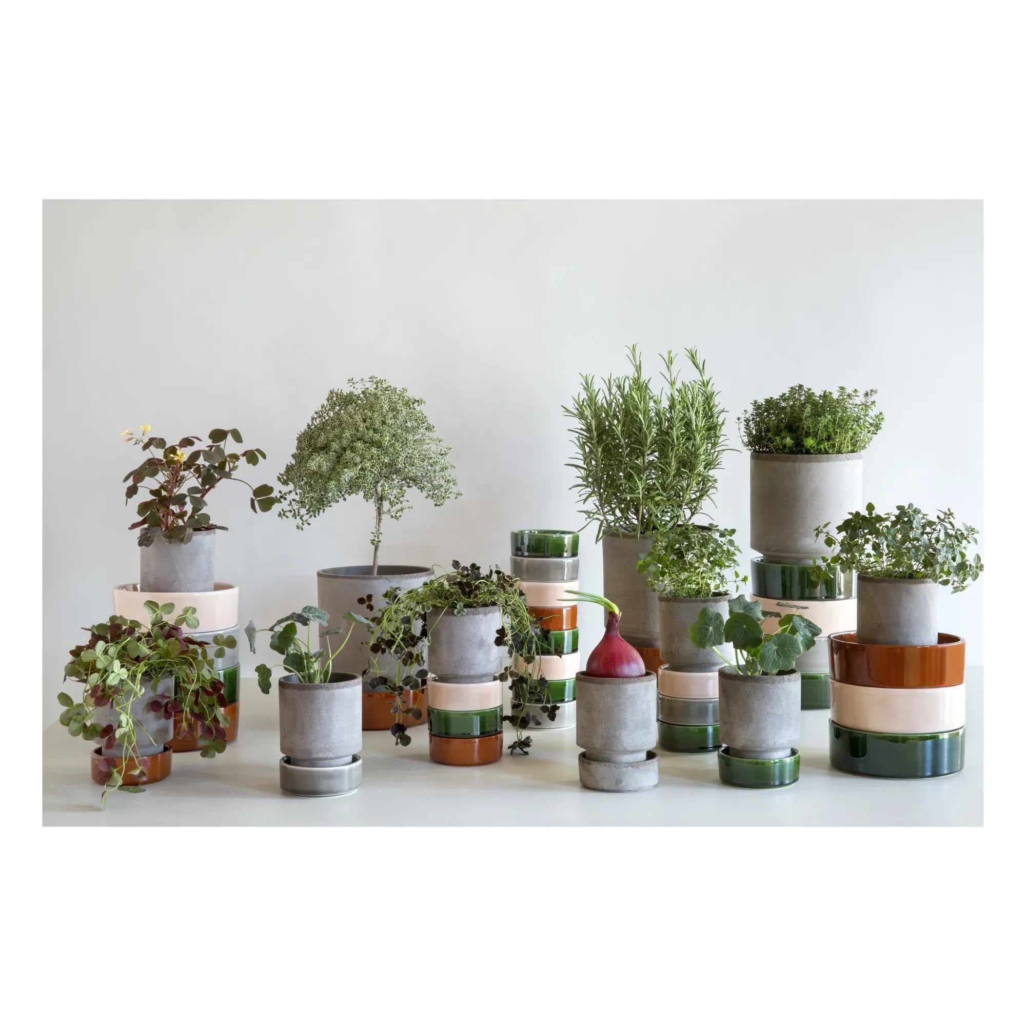 Bergs Potter - Hoff Plant Pot | Gray