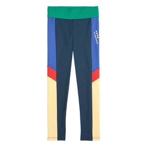 Bobo Choses - Color Block Recycled Fiber Technical Leggings | Blue