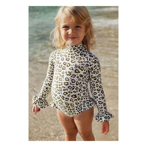 Lison Paris - Savanna Leopar UV Koruma Mayo | Ecru