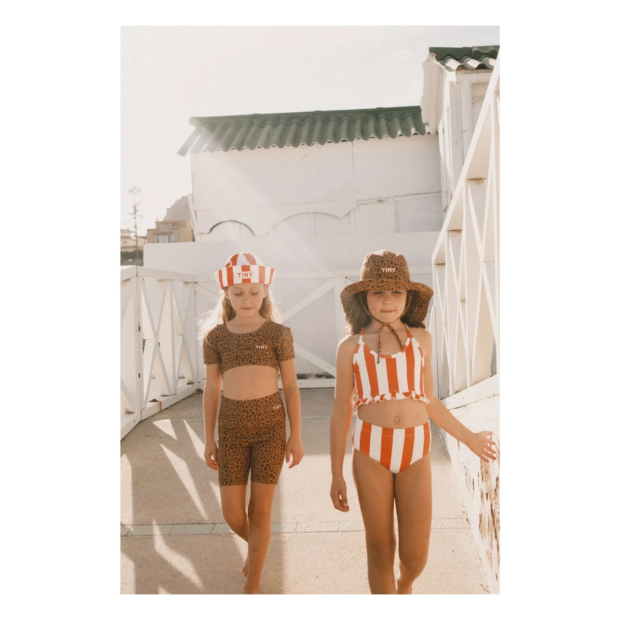 Tinycottons - Striped Swimsuit | Red