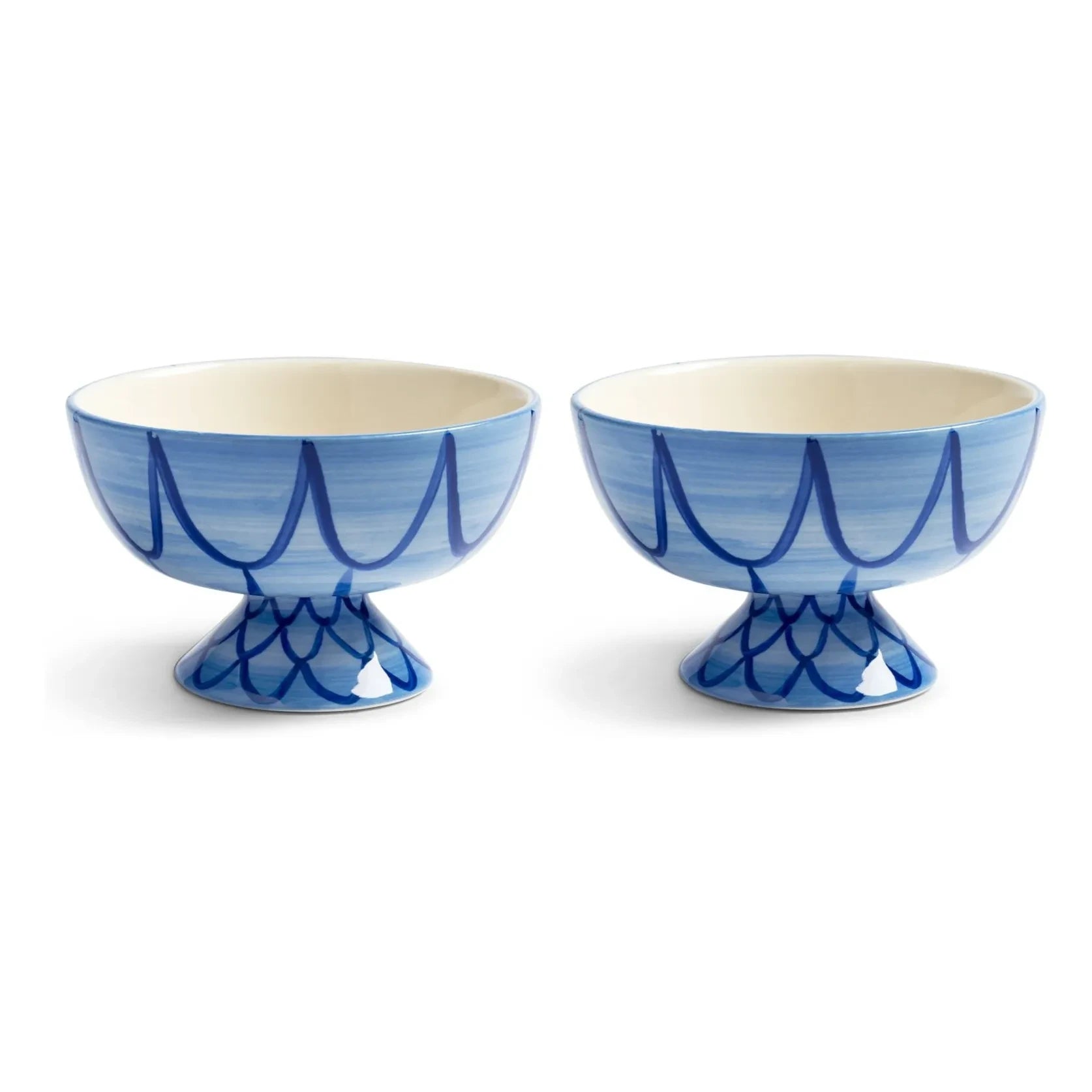 &Klevering - Sirène Bowls - Set of 2 | Blue