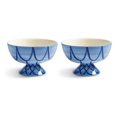 &Klevering - Sirène Bowls - Set of 2 | Blue