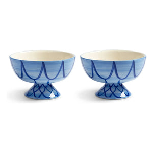 &Klevering - Sirène Bowls - Set of 2 | Blue