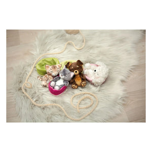 Nici - Sleeping Pet Plush Dog | Brown