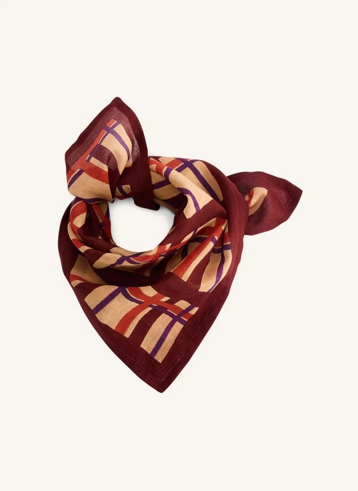 Apaches - Small Dupitta Check Scarf | Pink